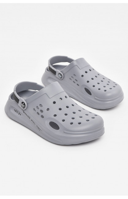 Кроксы мужские серого цвета 516 210516C