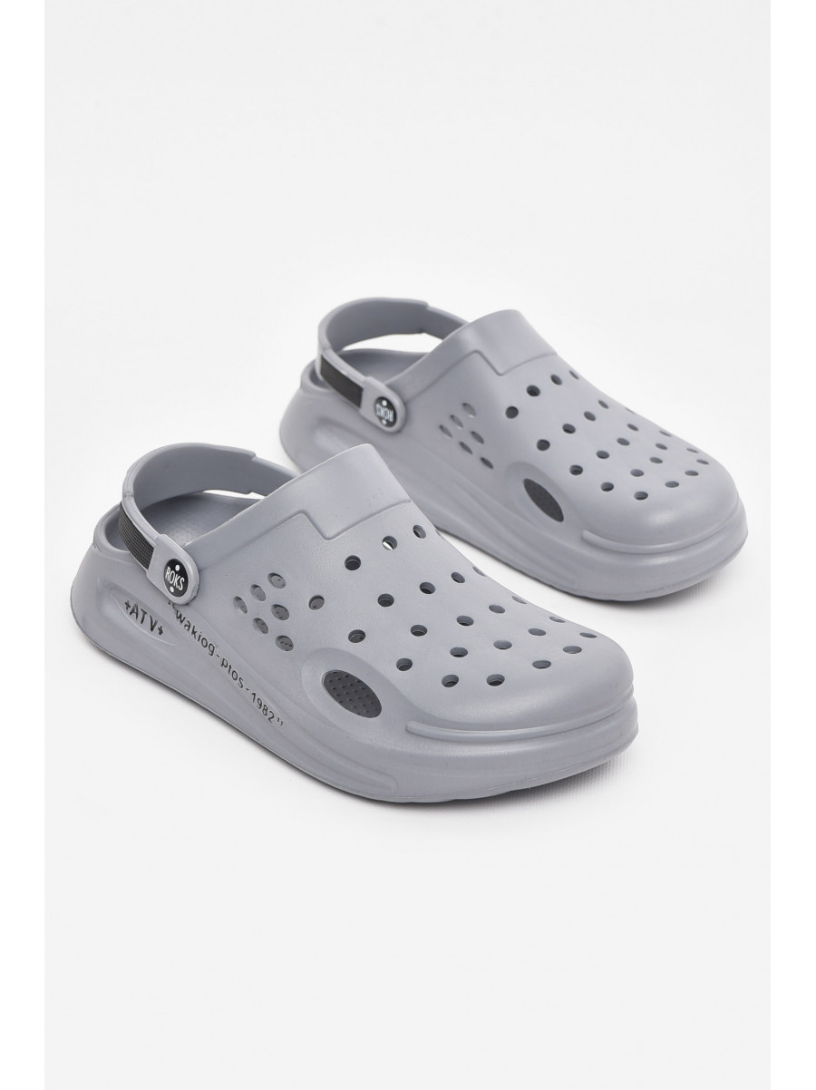 Кроксы мужские серого цвета 516 210516C