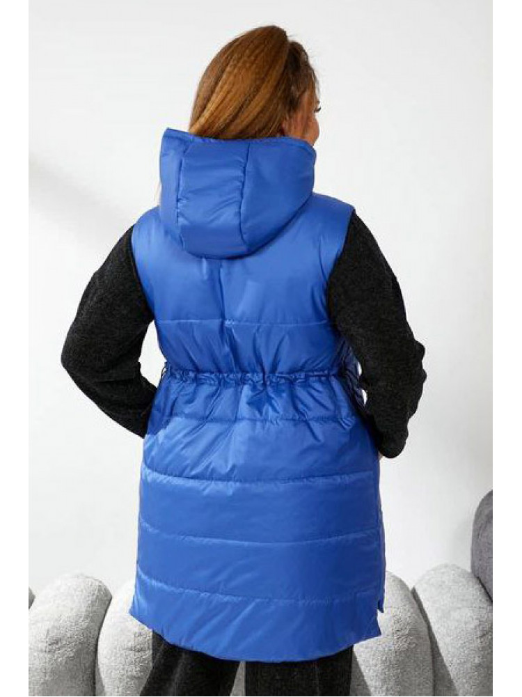 Жилетка женская синего  цвета 17172 210526C