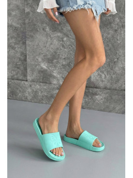 Шлепанцы пена женские мятного цвета ПЖ-38 210531C