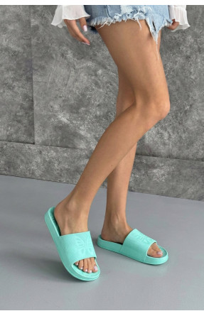 Шлепанцы пена женские мятного цвета ПЖ-38 210531C Шлепанцы пена женские мятного цвета ПЖ-38 210531C