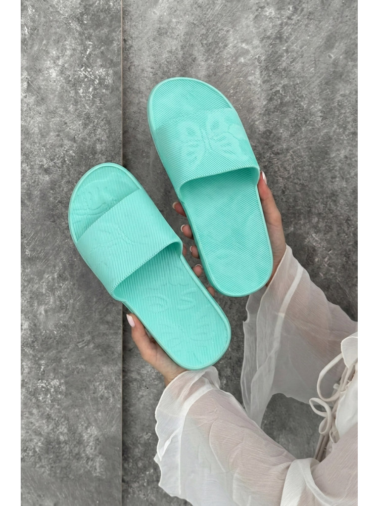 Шлепанцы пена женские мятного цвета ПЖ-38 210531C