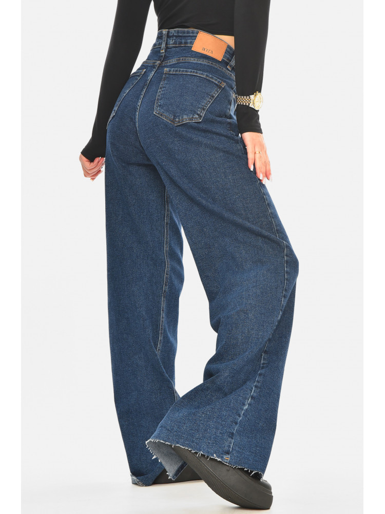 Джинси жіночі однотонні темно-синього кольору RW-502 210539C