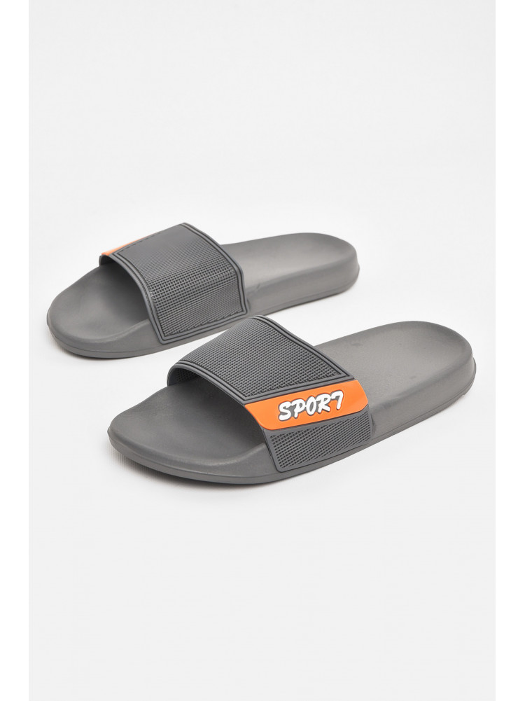 Шлепки мужские серого цвета 210545C