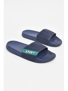 Шльопанці чоловічі синього кольору 210546C