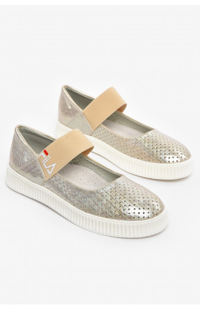 Туфлі-лофери дитячі для дівчинки бежевого кольору 9956-4 210547C Туфлі-лофери дитячі для дівчинки бежевого кольору 9956-4 210547C