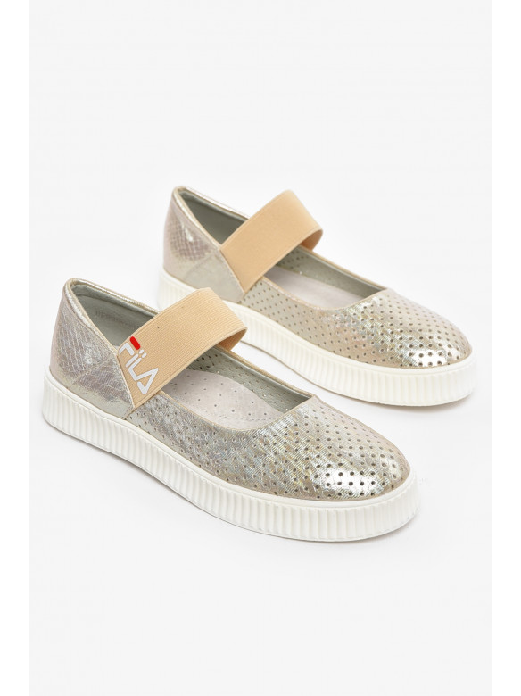 Туфлі-лофери дитячі для дівчинки бежевого кольору 9956-4 210547C