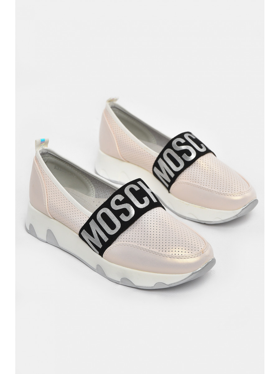 Туфлі-лофери дитячі для дівчинки пудрового кольору 208-2 210549C