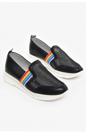 Туфлі-лофери дитячі для дівчинки чорного кольору 207-1 210555C Туфлі-лофери дитячі для дівчинки чорного кольору 207-1 210555C