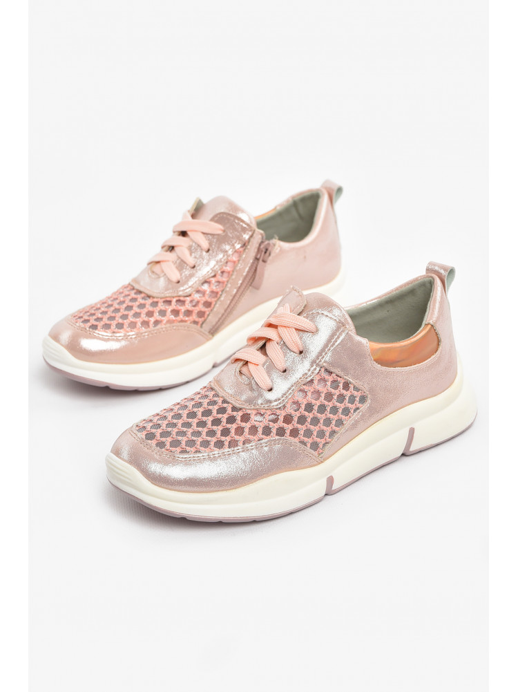 Кросівки дитячі літні для дівчинки рожевого кольору 9620-3 210556C