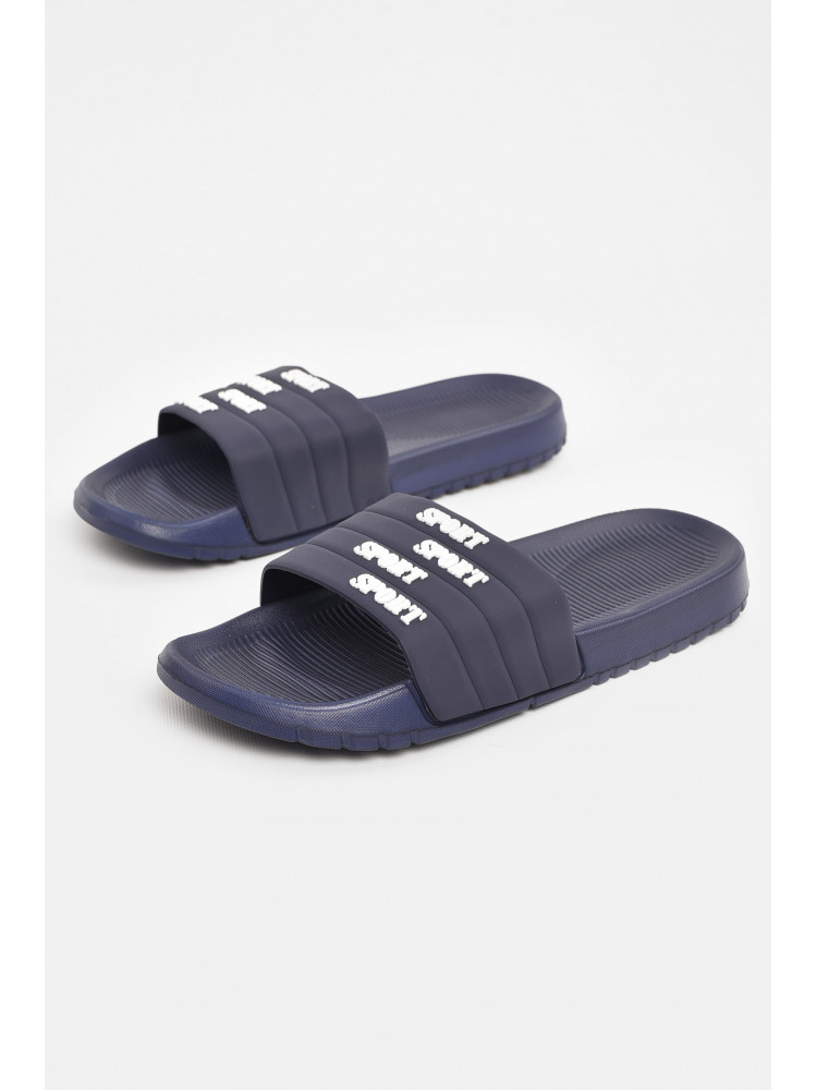 Шлепки мужские синего цвета 953 210559C