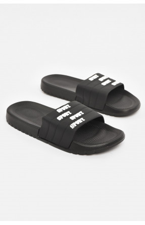 Шлепки мужские черного цвета 953 210560C