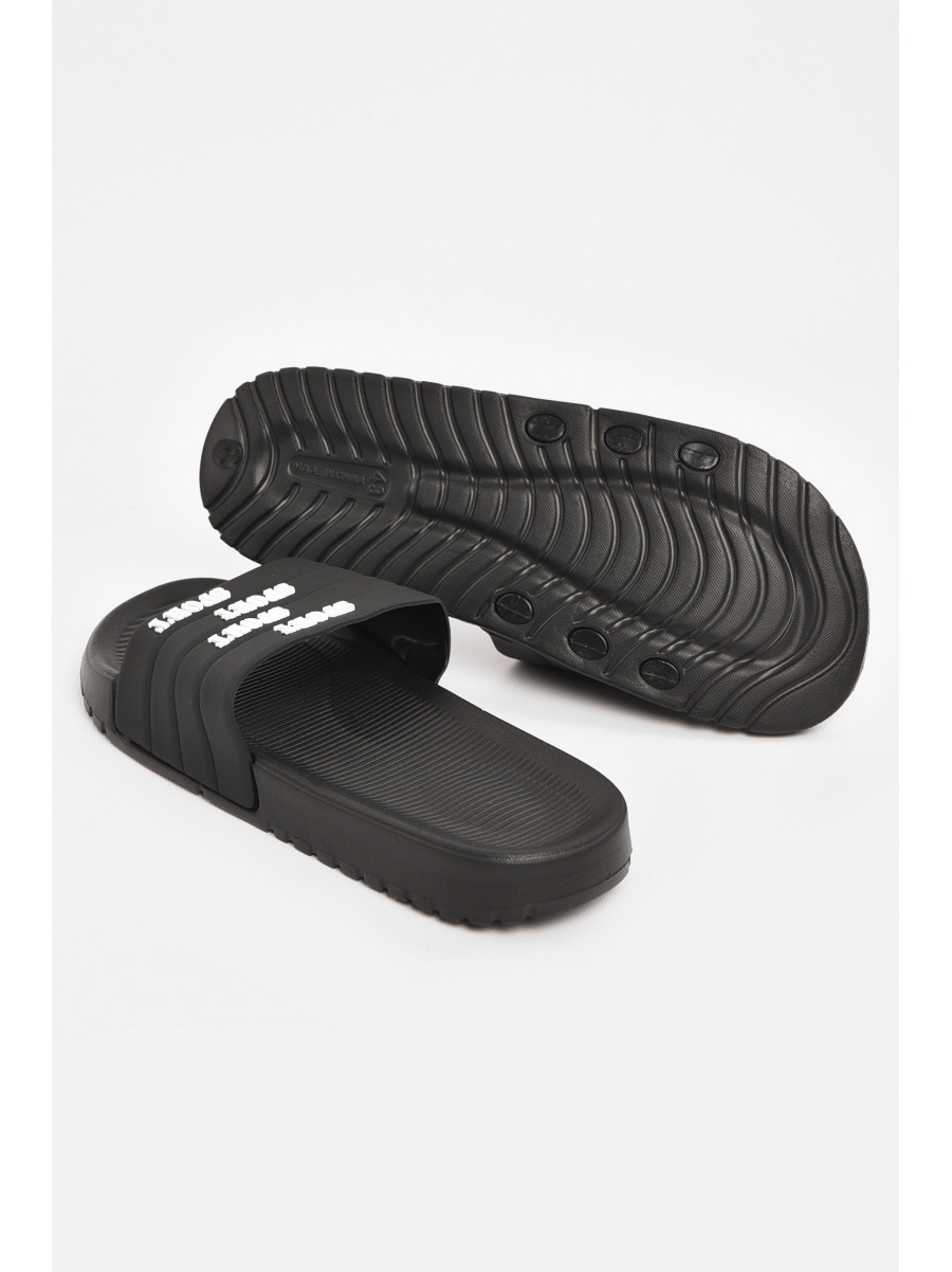 Шлепки мужские черного цвета 953 210560C