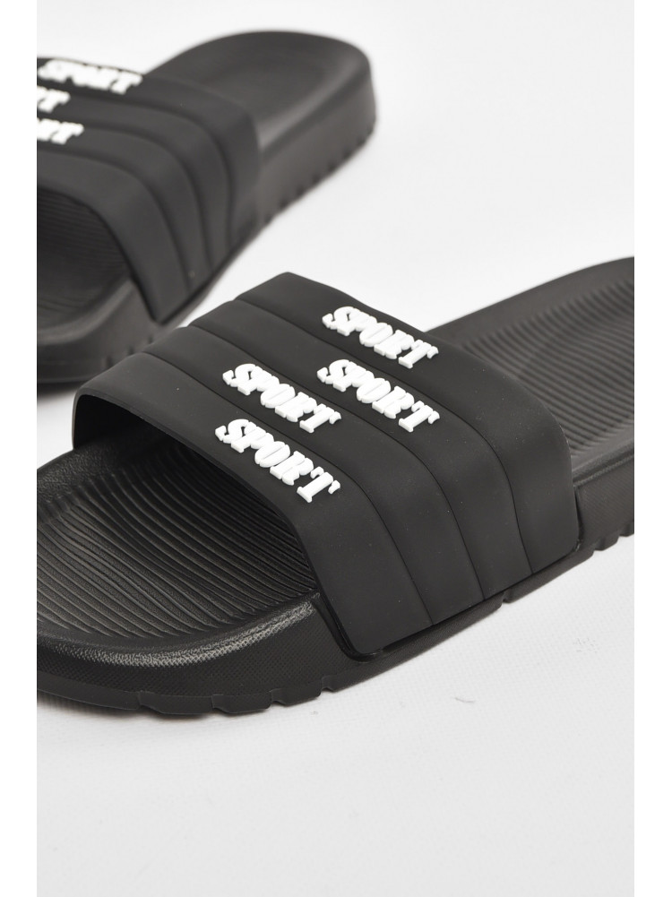 Шлепки мужские черного цвета 953 210560C