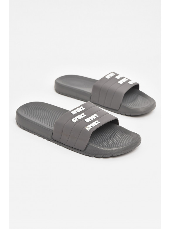 Шльопанці чоловічі сірого кольору 953 210561C