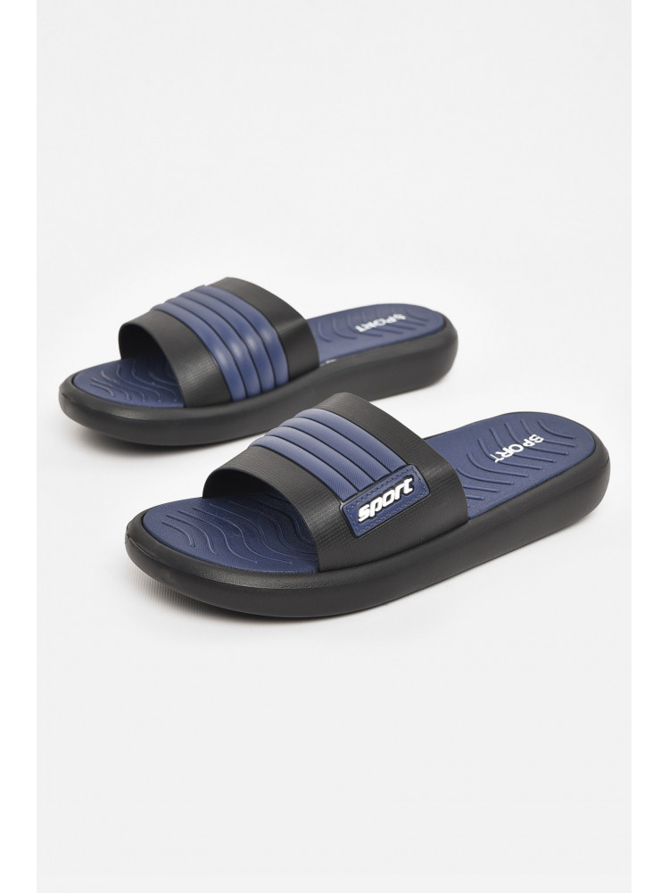 Шльопанці чоловічі чорно-синього кольору NUO-2005 210565C