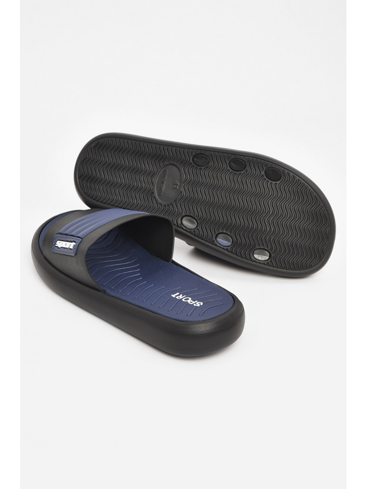 Шльопанці чоловічі чорно-синього кольору NUO-2005 210565C