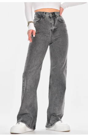 Джинсы женские однотонные серого цвета 0160 210571C Джинсы женские однотонные серого цвета 0160 210571C