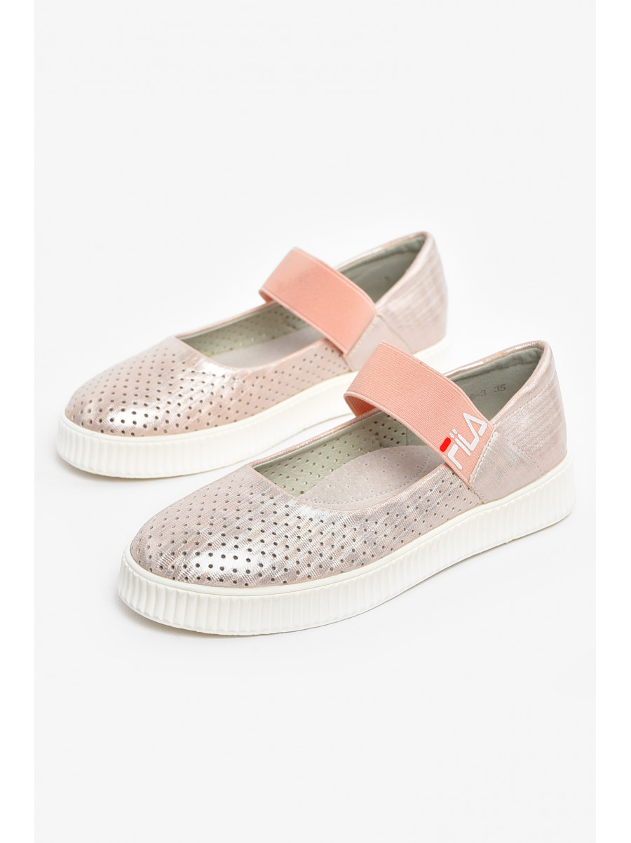 Туфлі-лофери дитячі для дівчинки рожевого кольору 9956-3 210575C