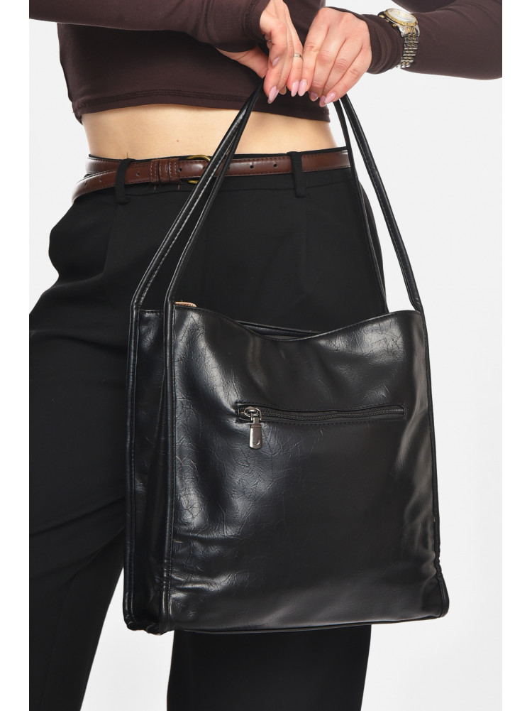 Сумка женская из экокожи черного цвета МН-39981 210582C