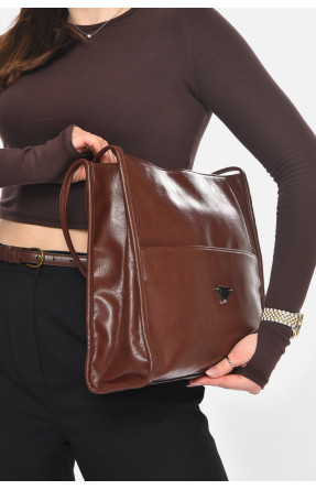 Сумка женская из экокожи терракотового цвета МН-39981 210590C