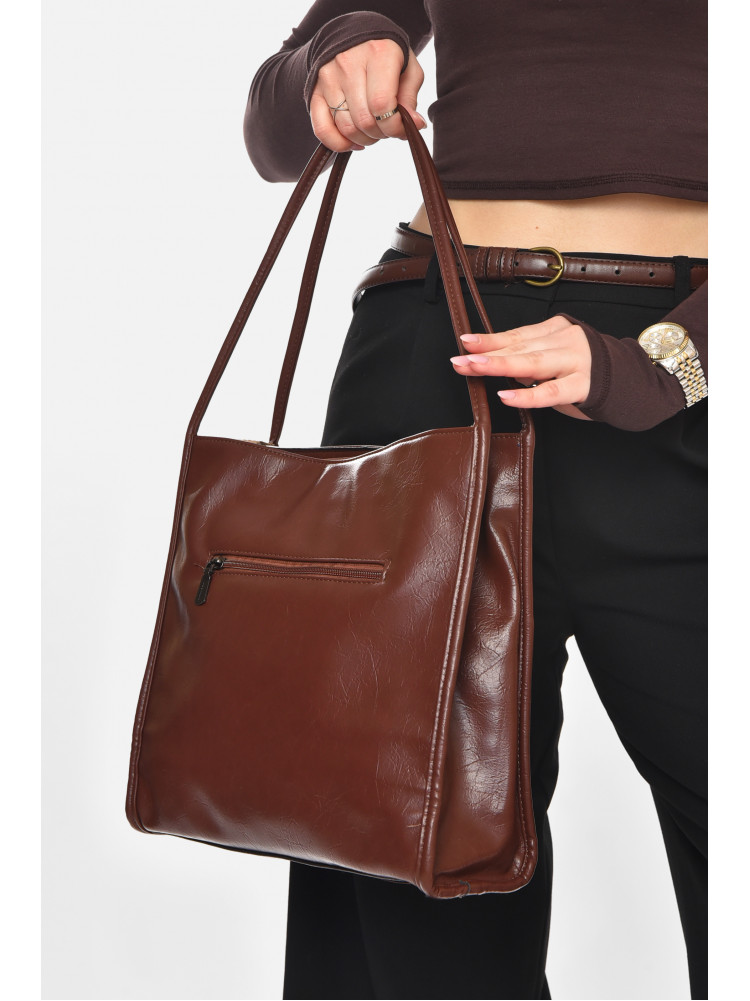 Сумка женская из экокожи терракотового цвета МН-39981 210590C