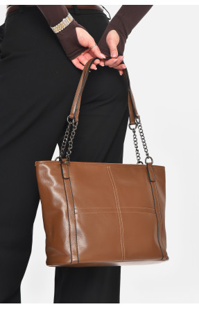 Сумка женская из экокожи коричневого цвета МН-39966 210600C