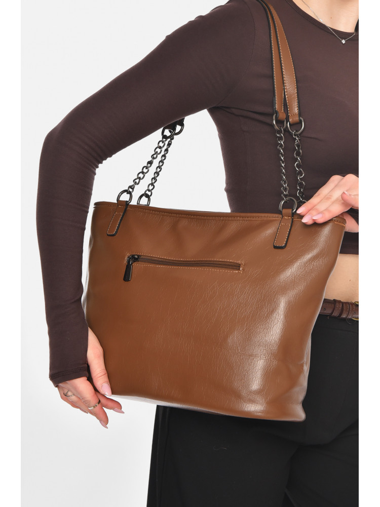 Сумка женская из экокожи коричневого цвета МН-39966 210600C
