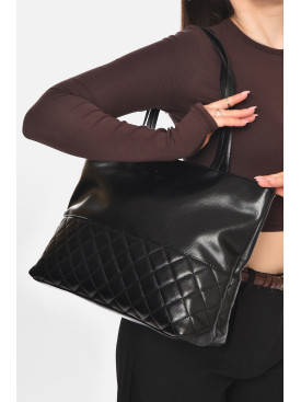 Сумка жіноча з екошкіри чорного кольору МН-6340 210601C