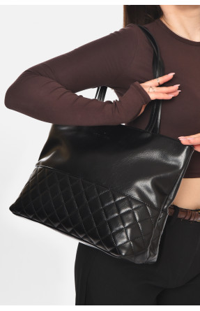 Сумка женская из экокожи черного цвета МН-6340 210601C