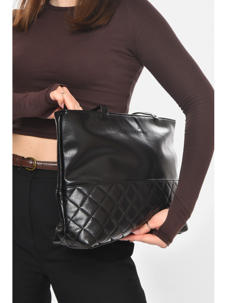 Сумка женская из экокожи черного цвета МН-6340 210601C