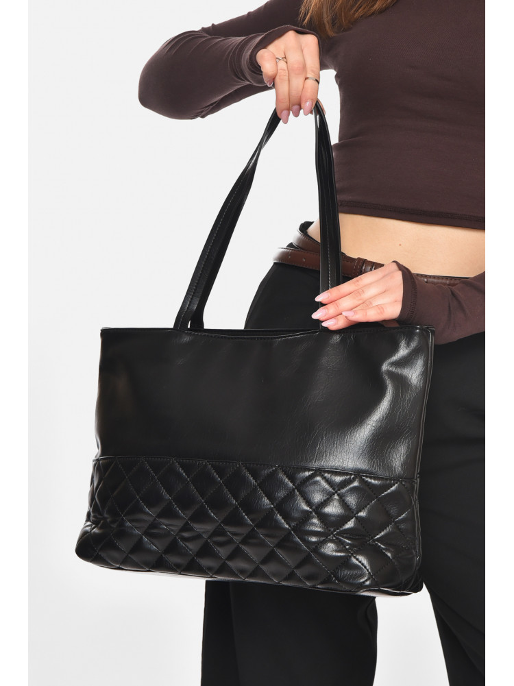 Сумка женская из экокожи черного цвета МН-6340 210601C