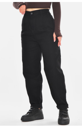 Джинсы женские однотонные черного цвета 001195 210605C Джинсы женские однотонные черного цвета 001195 210605C