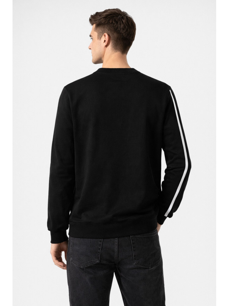 Свитшот мужской черного цвета с принтом 7719 210611C