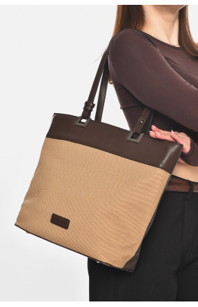 Сумка женская из экокожи темно-коричневого цвета МН-39997 210612C