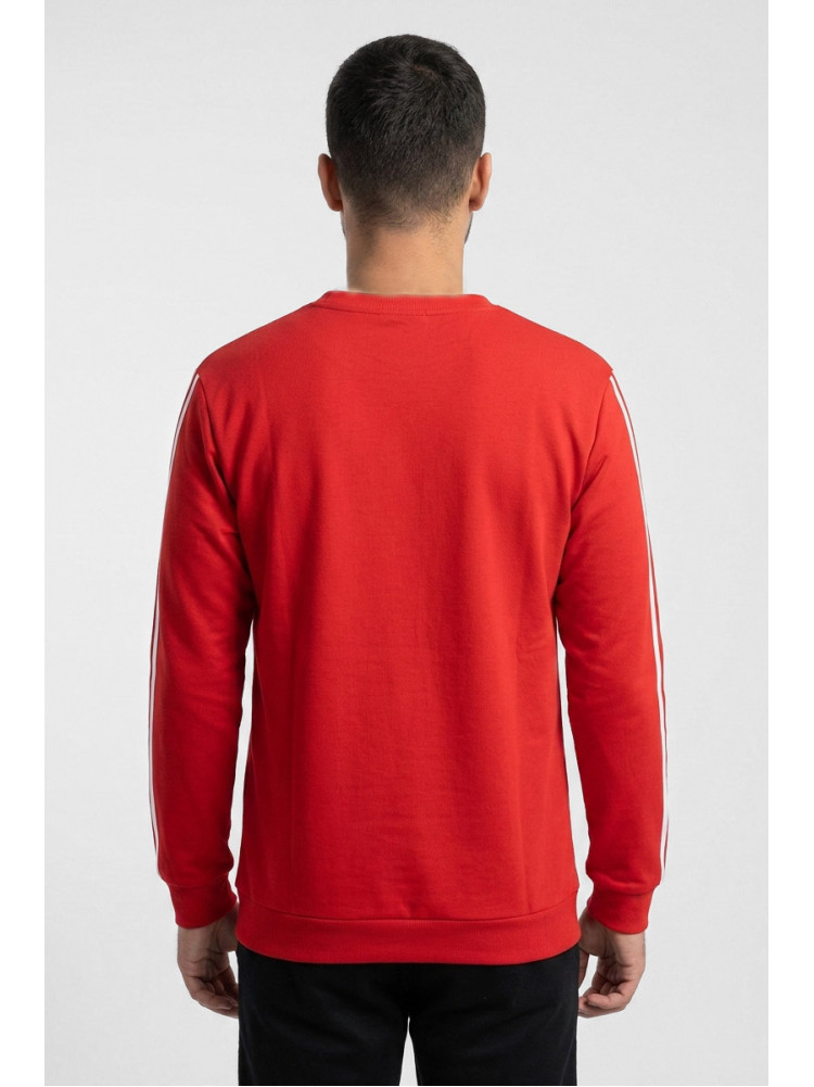 Свитшот мужской красного цвета с принтом 7719 210618C