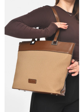 Сумка женская из экокожи коричневого цвета МН-39997 210621C