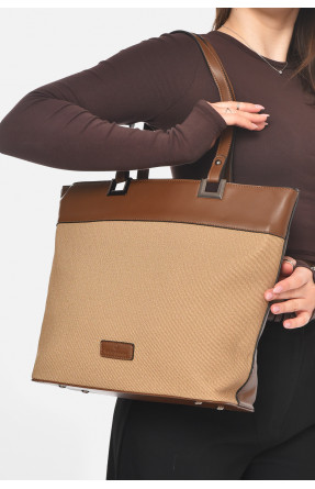 Сумка женская из экокожи коричневого цвета МН-39997 210621C