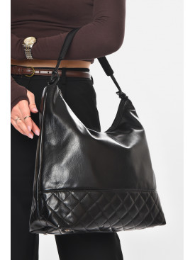 Сумка женская из экокожи черного цвета МН-39983 210623C