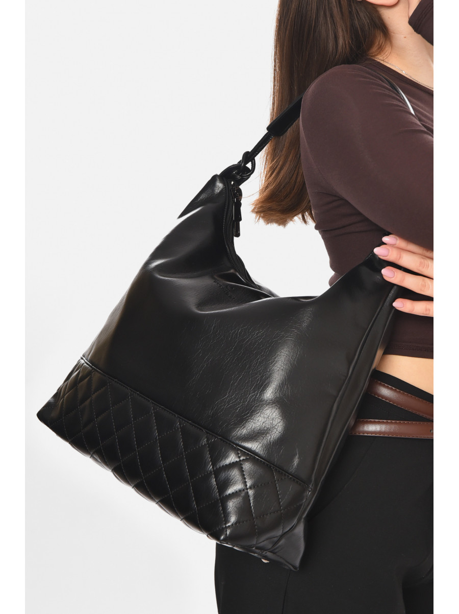 Сумка женская из экокожи черного цвета МН-39983 210623C