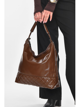 Сумка женская из экокожи коричневого цвета МН-39983 210624C