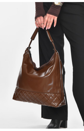 Сумка женская из экокожи коричневого цвета МН-39983 210624C