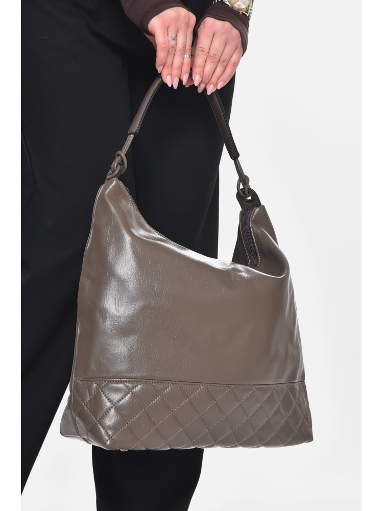 Сумка женская из экокожи серого цвета МН-39983 210625C