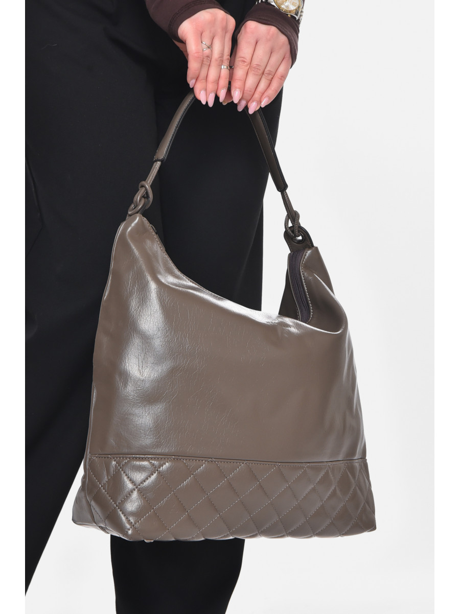 Сумка женская из экокожи серого цвета МН-39983 210625C