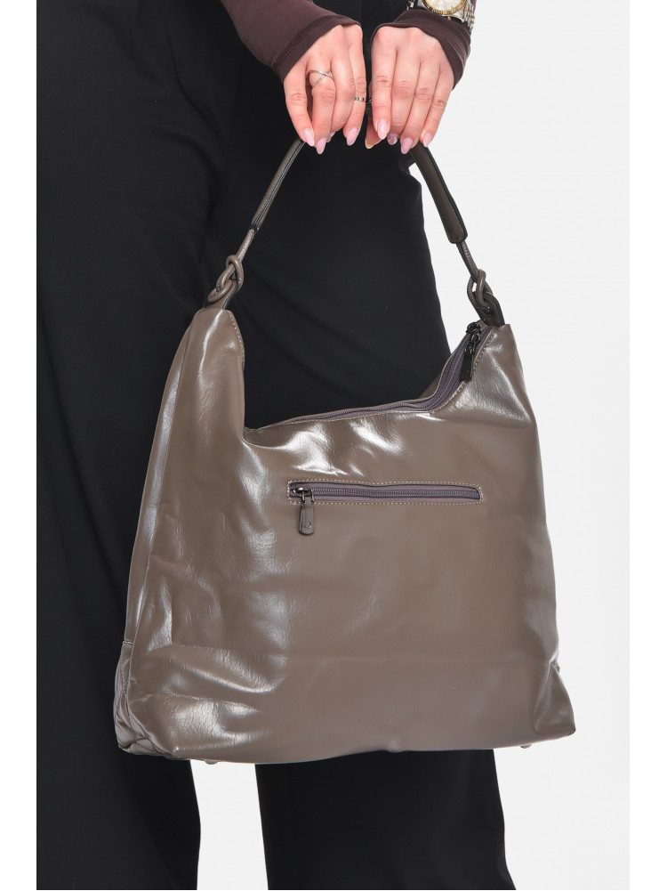 Сумка женская из экокожи серого цвета МН-39983 210625C