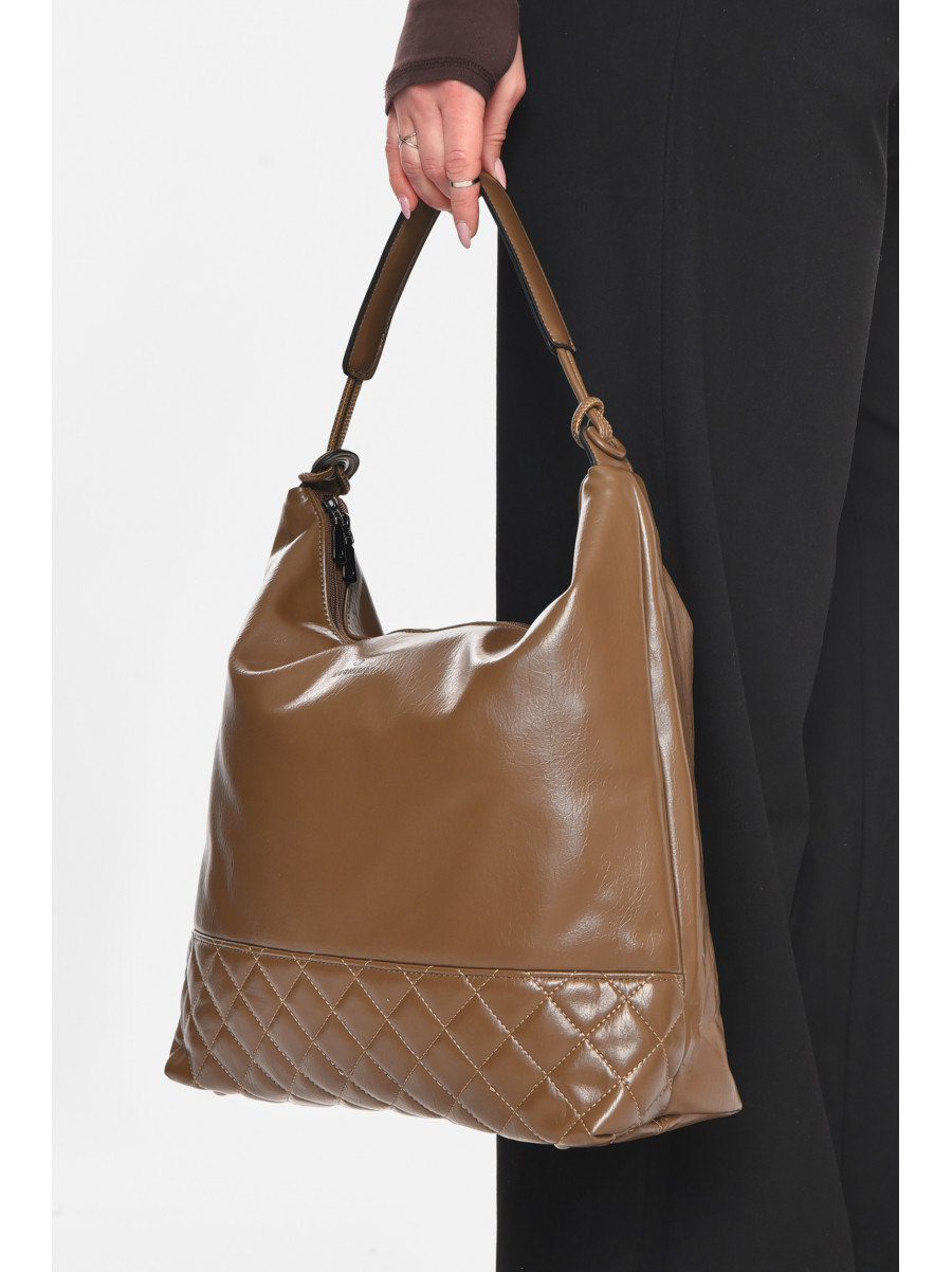 Сумка женская из экокожи цвета хаки МН-39983 210630C