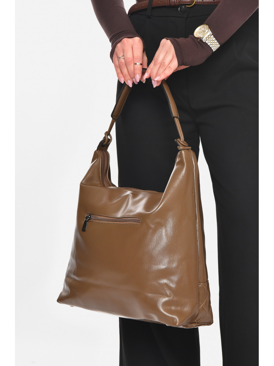 Сумка женская из экокожи цвета хаки МН-39983 210630C