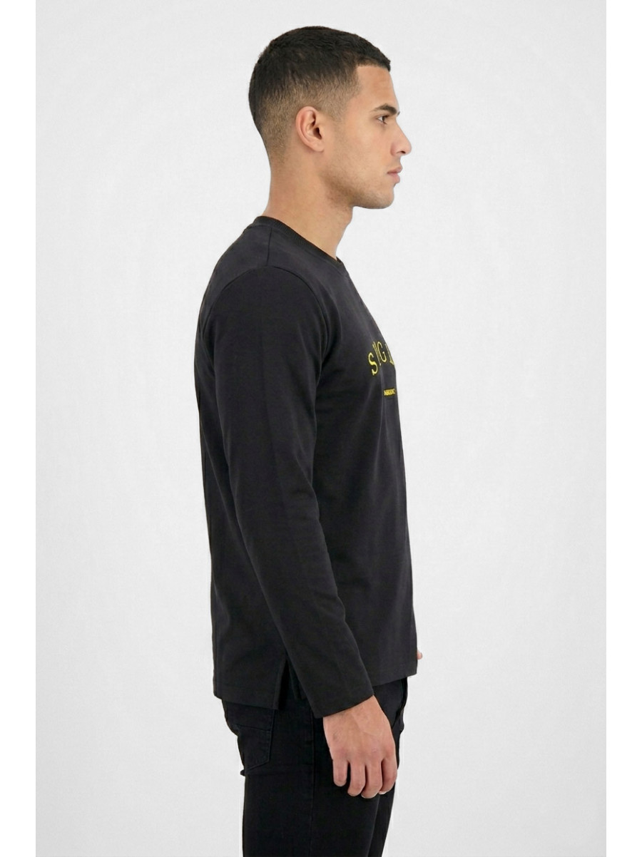 Свитшот мужской черного цвета с принтом 7718 210636C