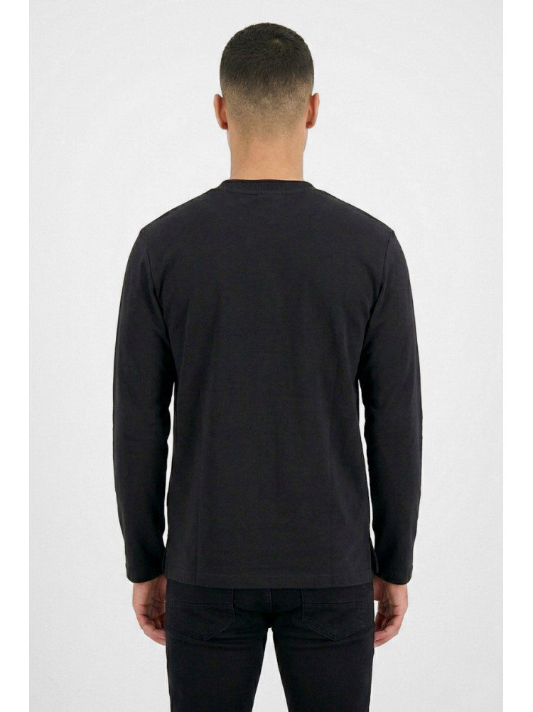 Свитшот мужской черного цвета с принтом 7718 210636C