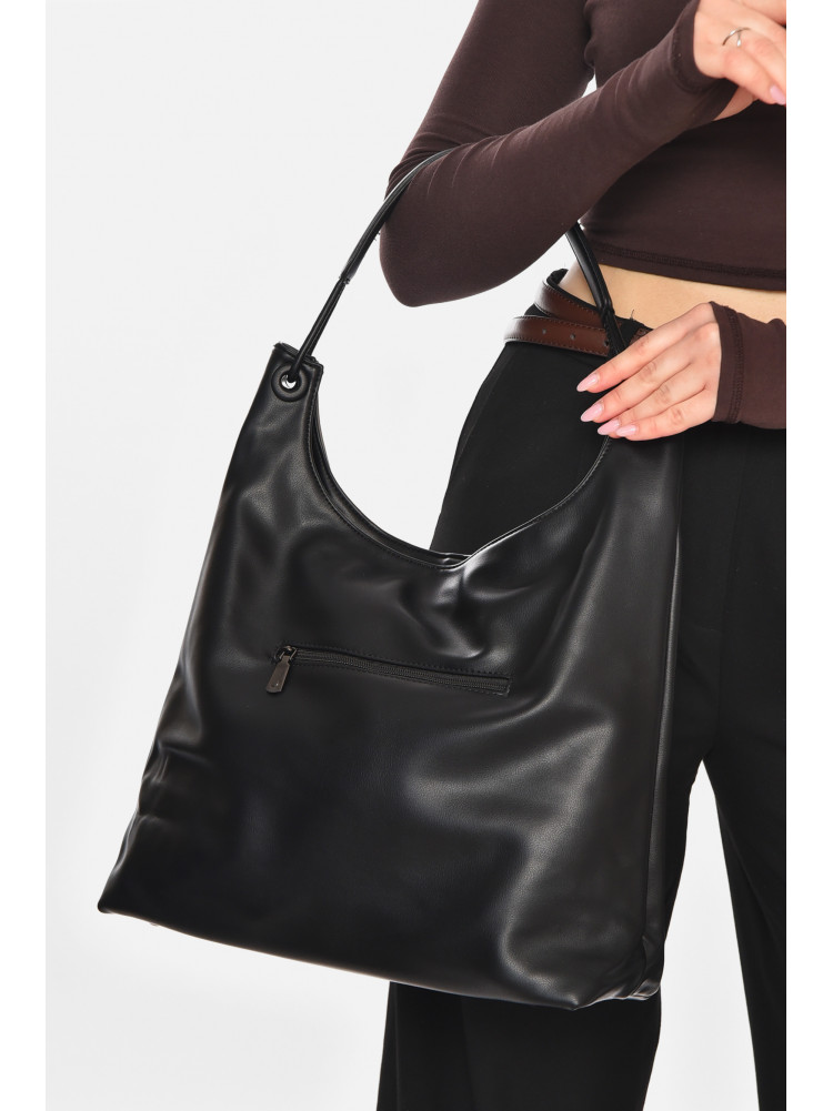 Сумка женская из экокожи черно-серого цвета МН-39991 210638C